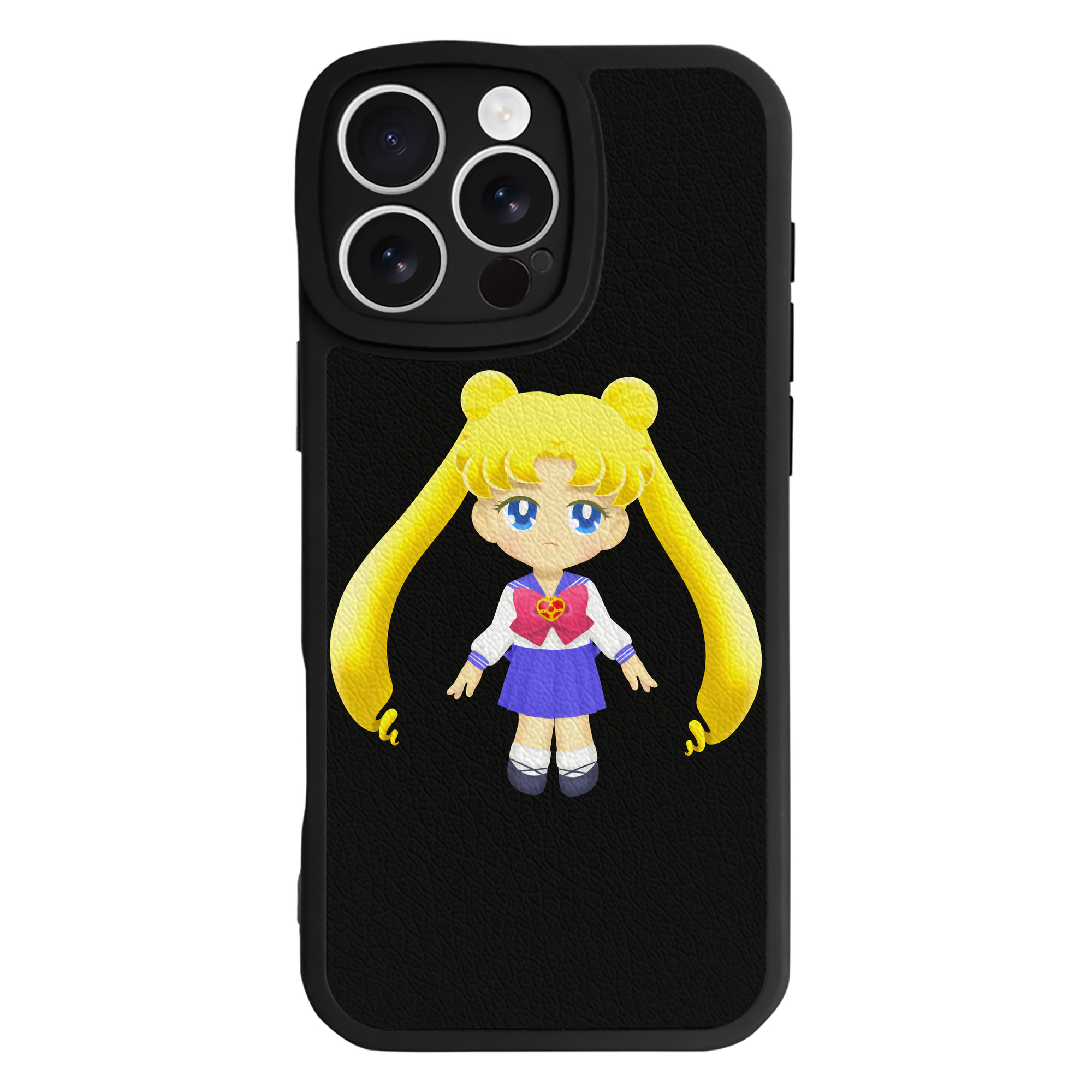 （画像用） 美少女戦士セーラームーン 愛野 美奈子 あいの みなこ Sailor Moon Aino Minako 【iPhone 16シリーズ対応】シリコンスマホケース（レザー調） 材質：シリコン